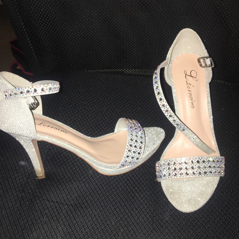 Beautiful silver heels